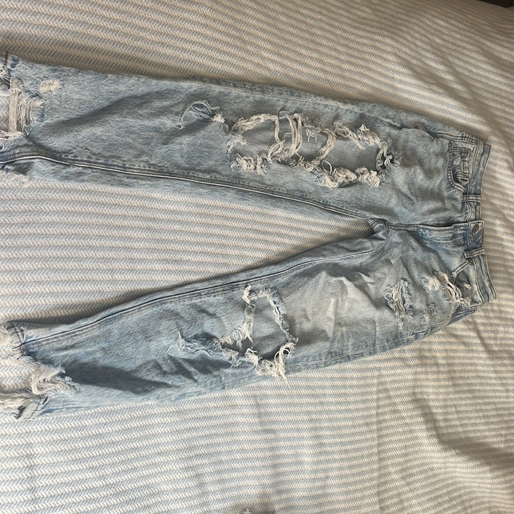 American Eagle mom jeans size 0